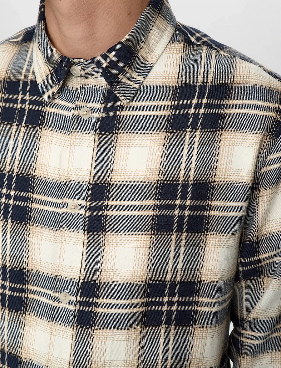 Anerkjendt - AKLEIF VISCOSE CHECK LS SHIRT - hemden mit muster - sky captain - 4