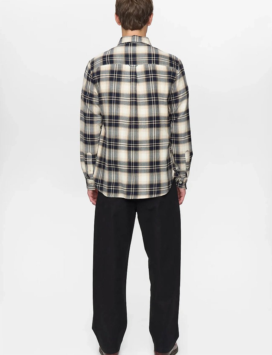 Anerkjendt - AKLEIF VISCOSE CHECK LS SHIRT - hemden mit muster - sky captain - 5