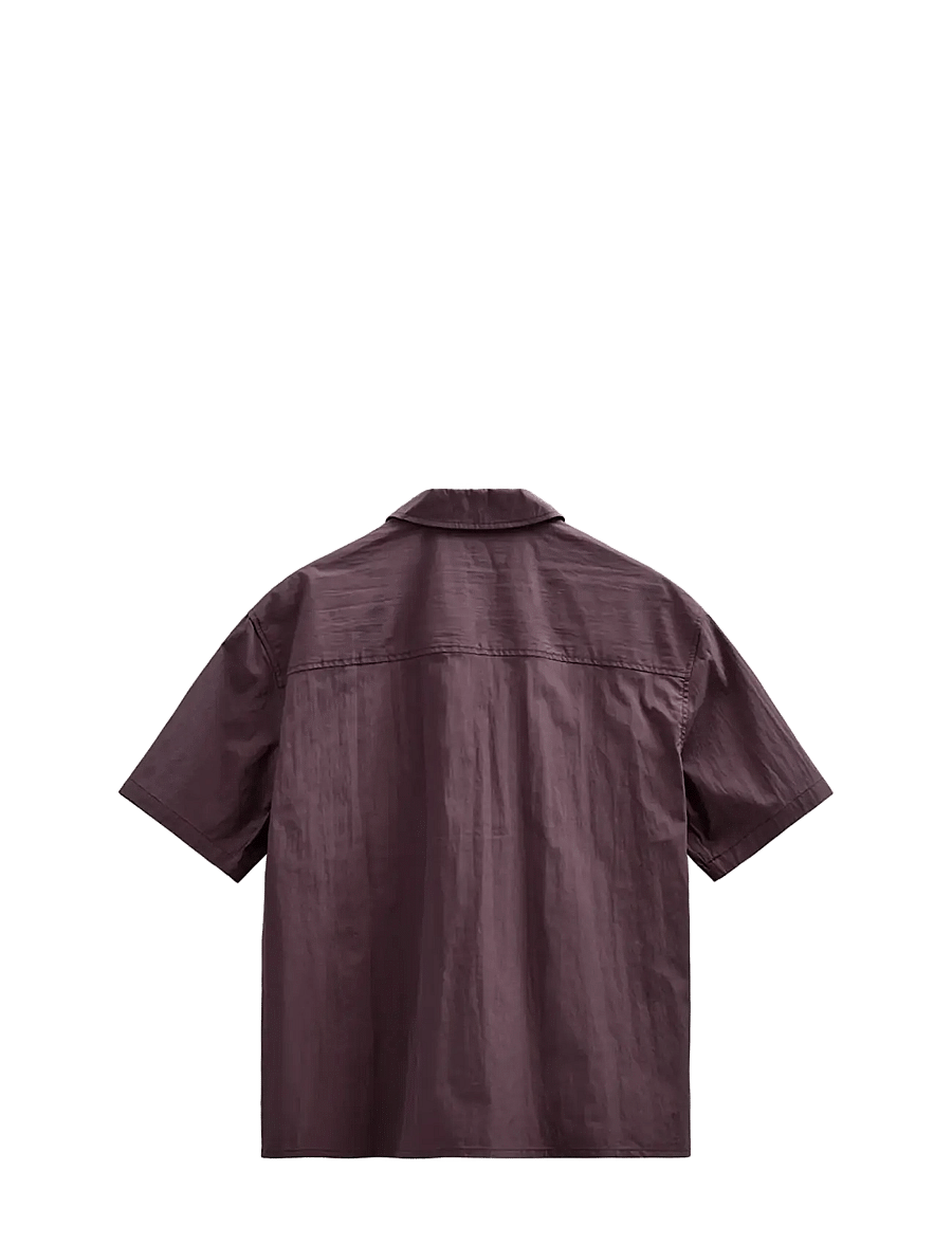 Anerkjendt - AKOTTO 2 POCKETS S/S SHIRT - kortærmede skjorter - blackberry wine - 2