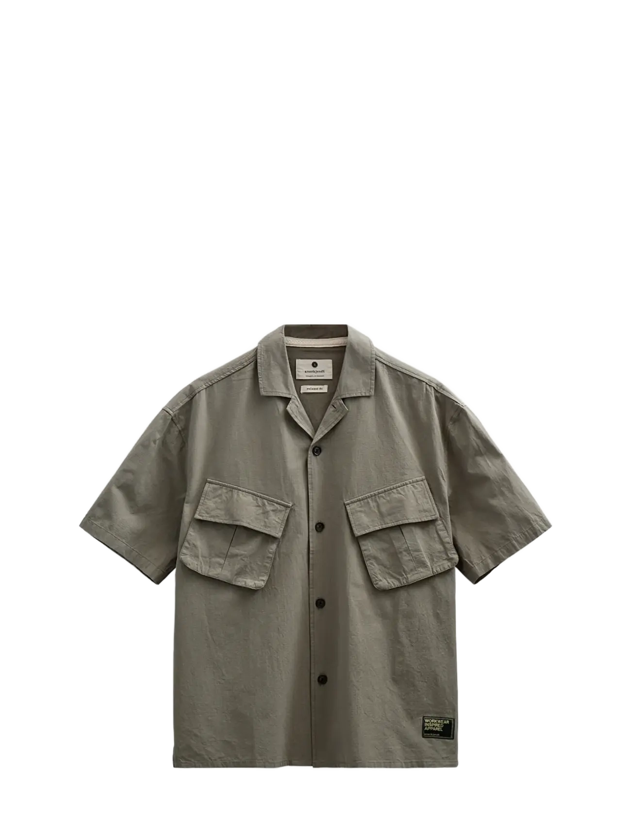 Anerkjendt AKOTTO 2 POCKETS S/S SHIRT - Anerkjendt - LODEN GREEN / khaki/green