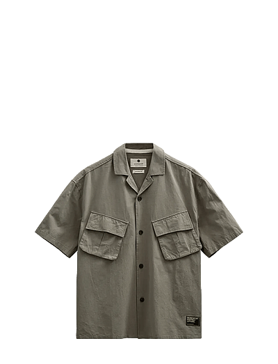 Anerkjendt AKOTTO 2 POCKETS S/S SHIRT - Shirts - LODEN GREEN / khaki/green