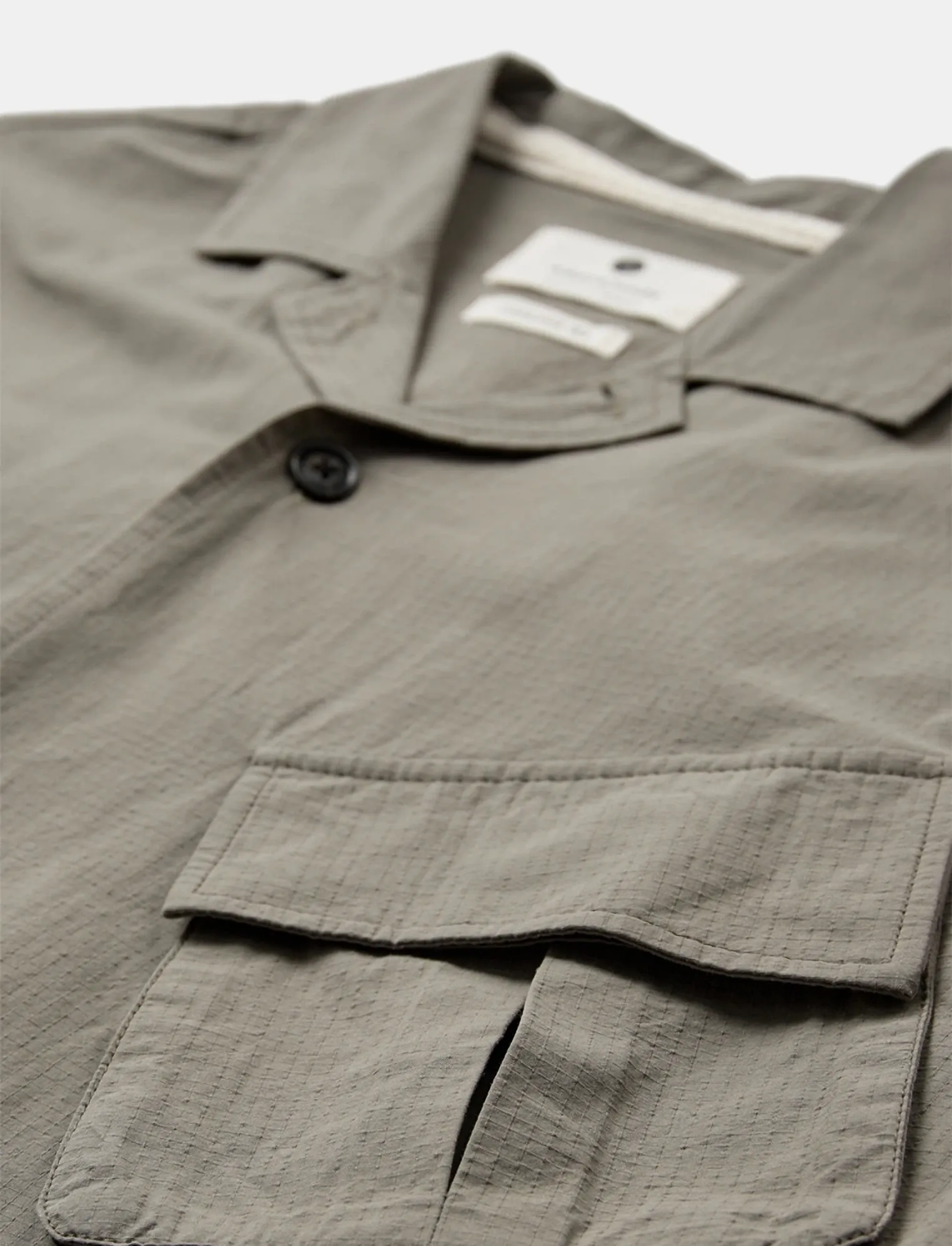 Anerkjendt - AKOTTO 2 POCKETS S/S SHIRT - kortærmede skjorter - loden green - 2