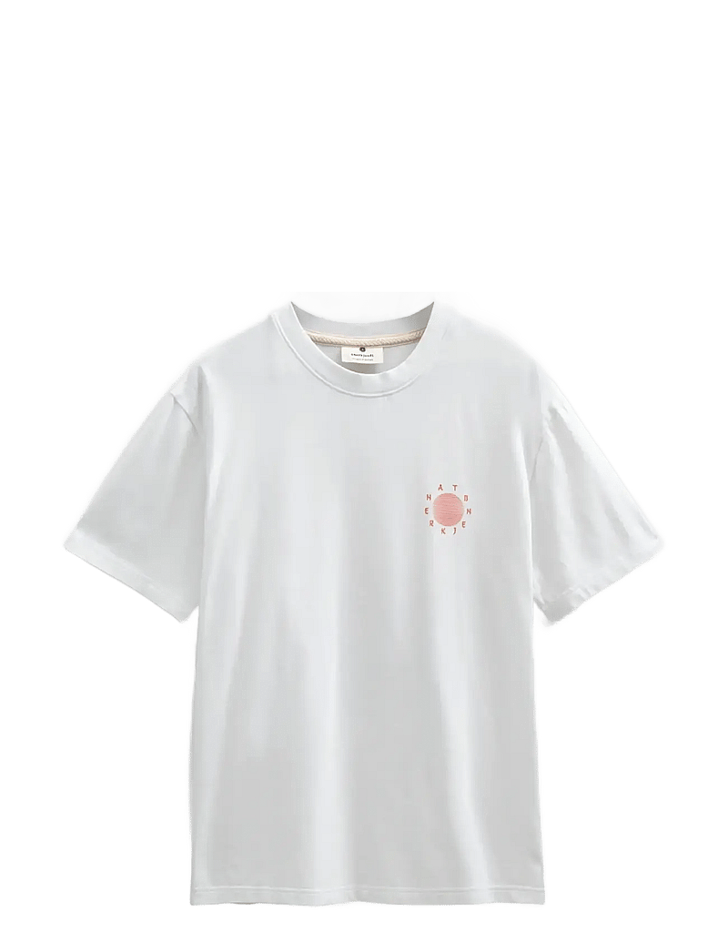 Anerkjendt - AKVILLADS SUN S/S TEE - short-sleeved t-shirts - bright white - 0