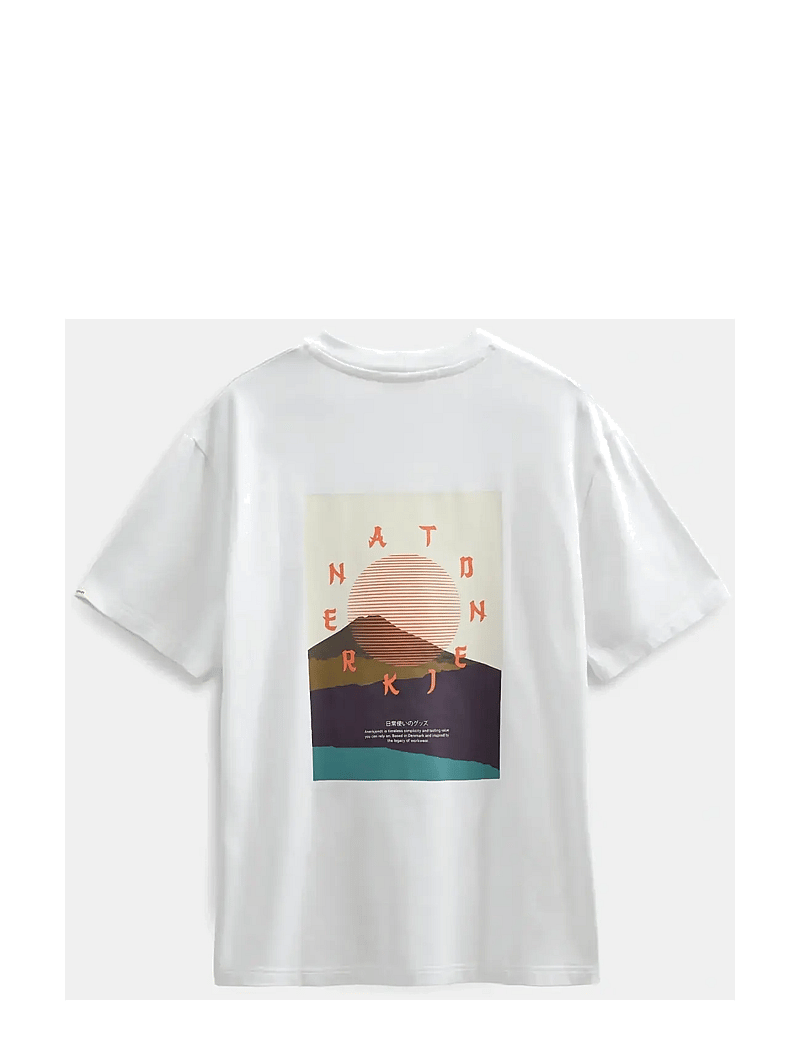 Anerkjendt - AKVILLADS SUN S/S TEE - short-sleeved t-shirts - bright white - 1