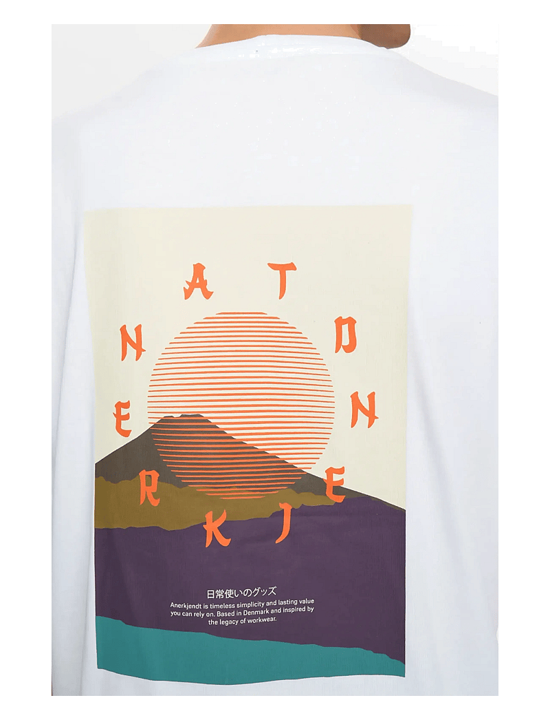 Anerkjendt - AKVILLADS SUN S/S TEE - short-sleeved t-shirts - bright white - 2