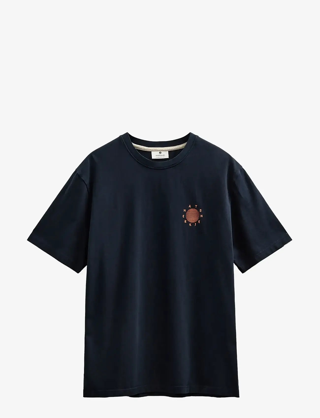 Anerkjendt - AKVILLADS SUN S/S TEE - kortärmade t-shirts - sky captain - 0