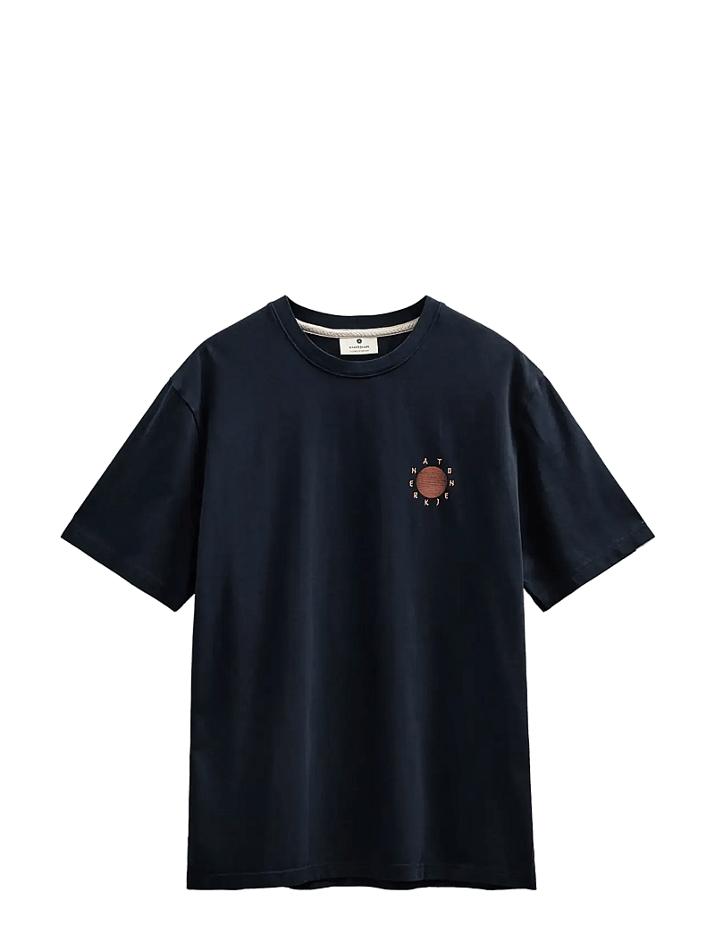 Anerkjendt - AKVILLADS SUN S/S TEE - kortärmade t-shirts - sky captain - 0