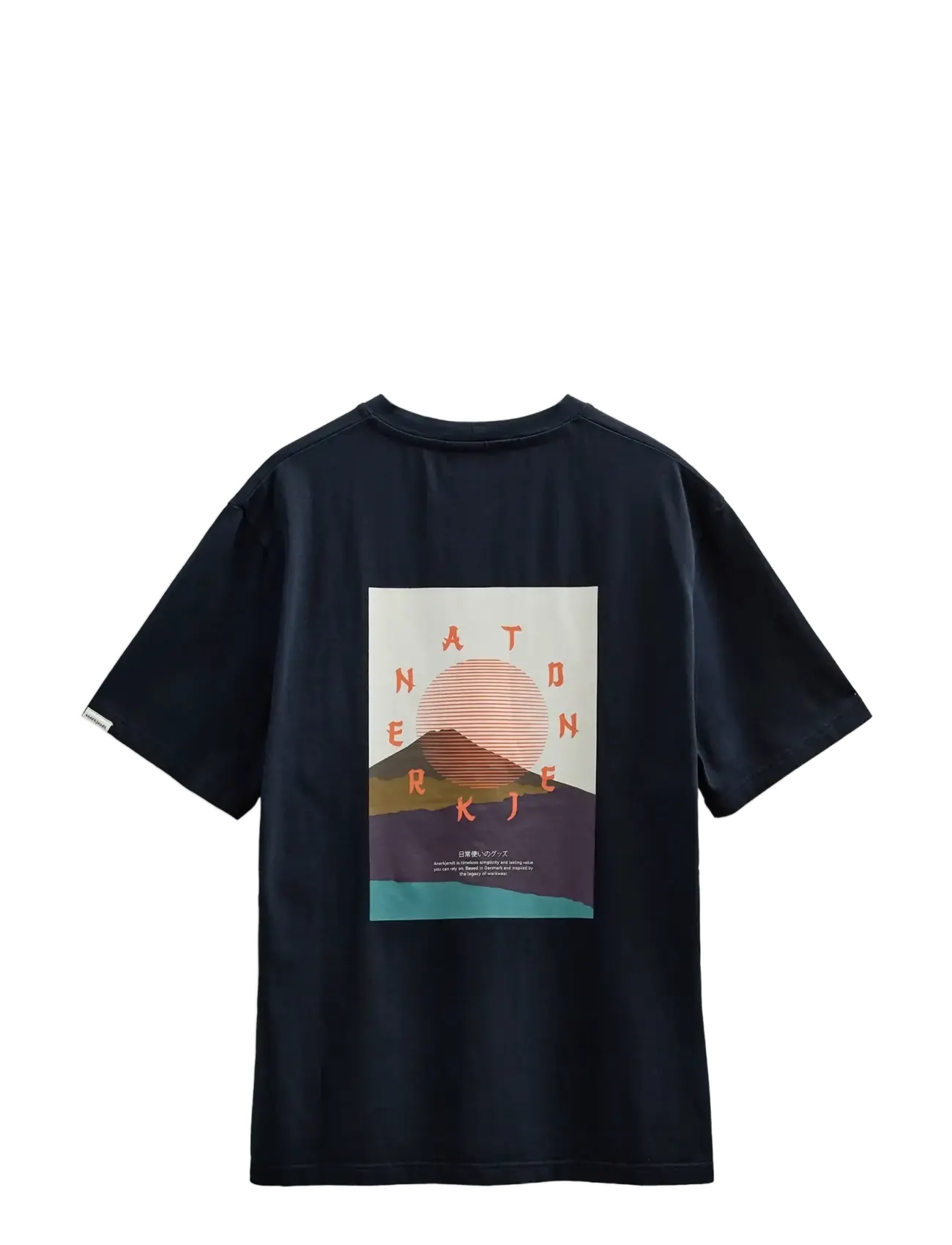 Anerkjendt - AKVILLADS SUN S/S TEE - kortærmede t-shirts - sky captain - 1