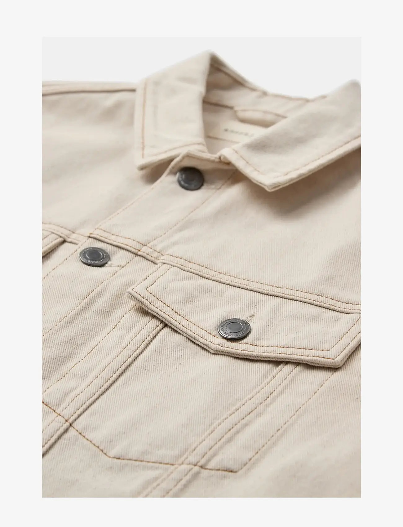 Anerkjendt - AKKARSTEN DENIM JACKET - voodrita teksajakid - ecru denim - 1