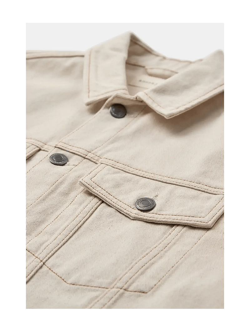 Anerkjendt - AKKARSTEN DENIM JACKET - unlined denim jackets - ecru denim - 1