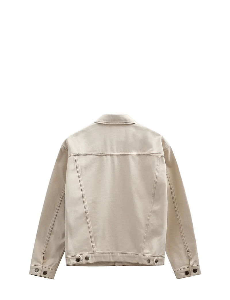 Anerkjendt - AKKARSTEN DENIM JACKET - unlined denim jackets - ecru denim - 2