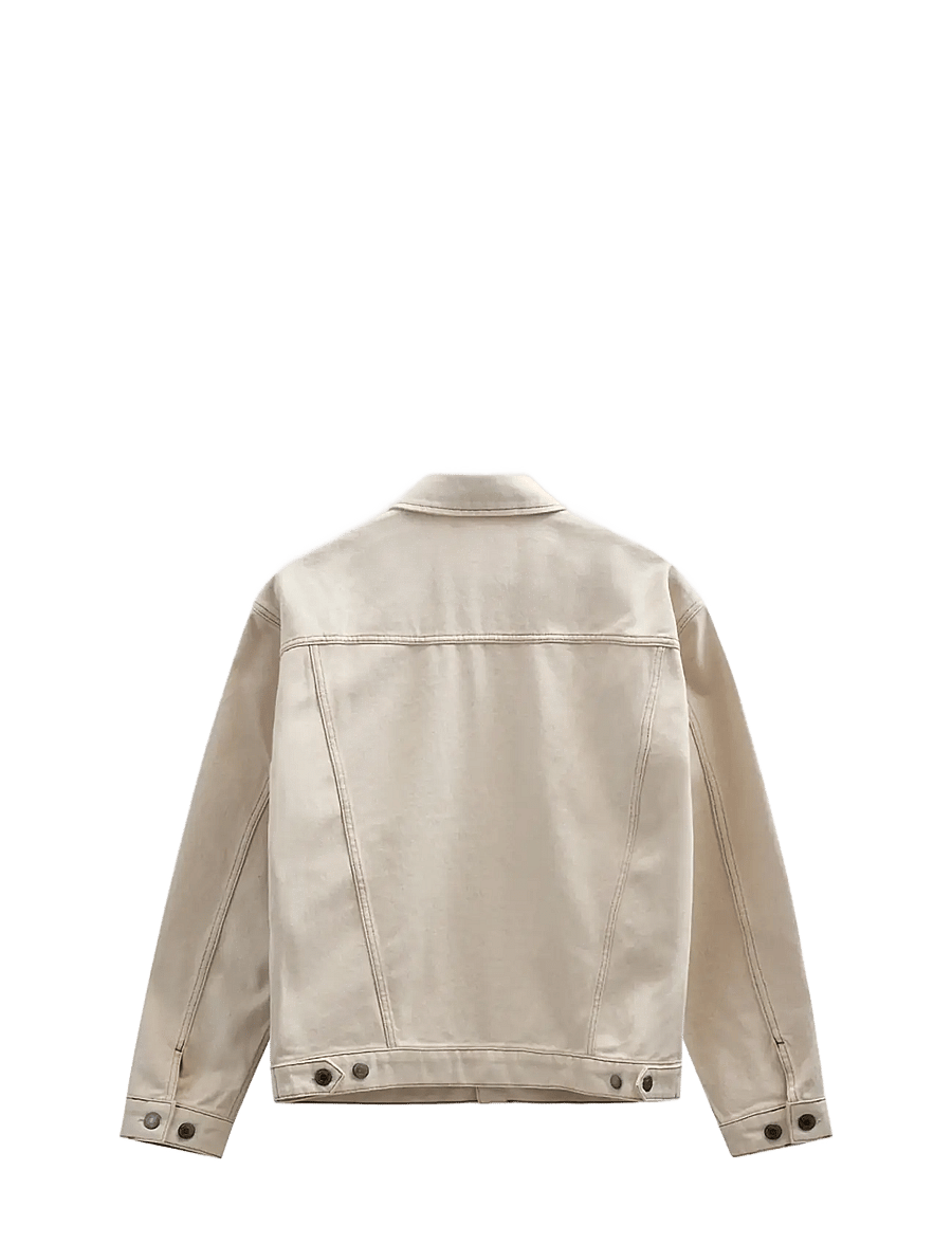Anerkjendt - AKKARSTEN DENIM JACKET - vuorittomat farkkutakit - ecru denim - 2