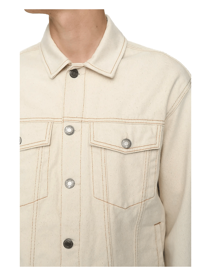 Anerkjendt - AKKARSTEN DENIM JACKET - unlined denim jackets - ecru denim - 3