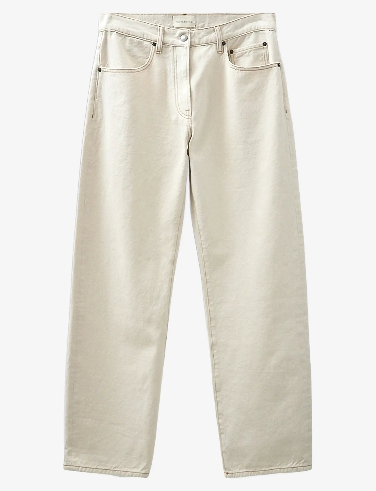 Anerkjendt - AKJONAS JEANS - 8009 ECRU - loose jeans - ecru denim - 0