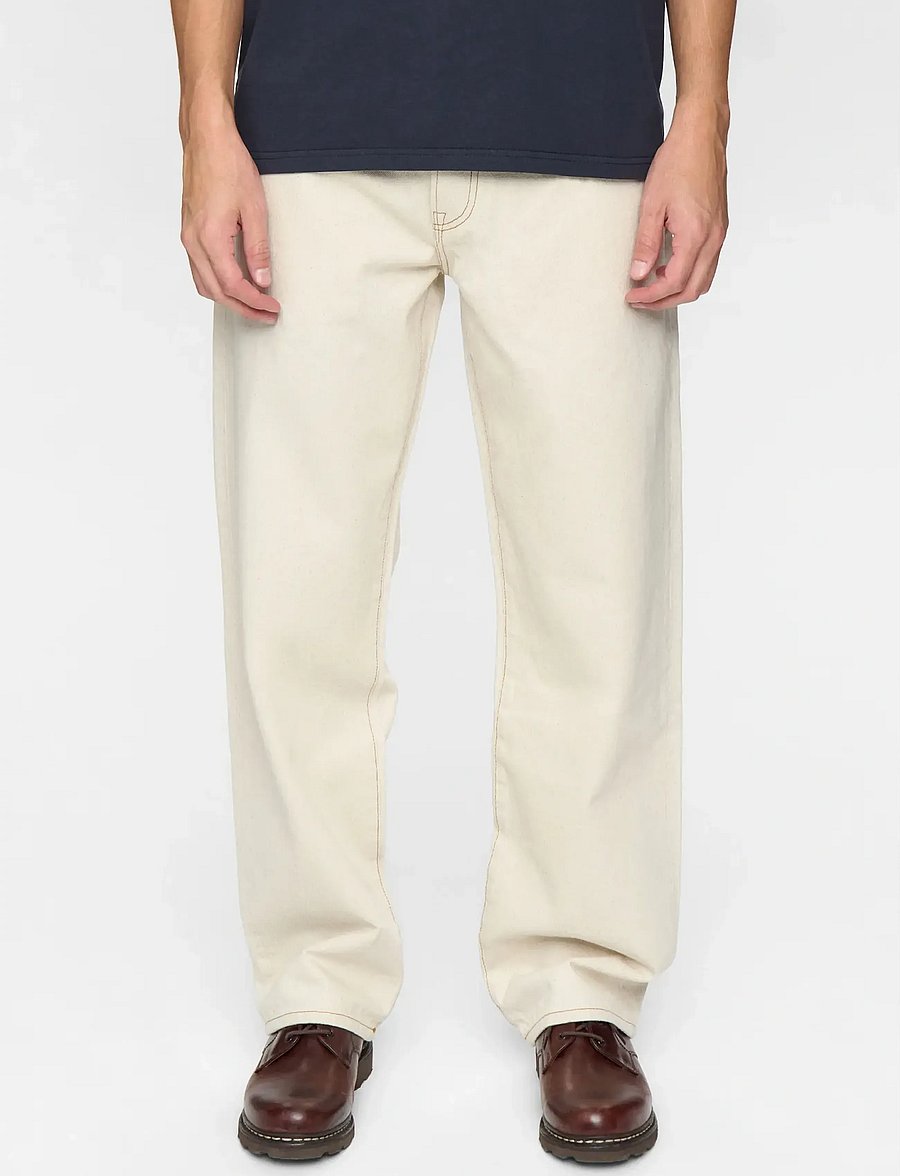 Anerkjendt - AKJONAS JEANS - 8009 ECRU - weite jeans - ecru denim - 4