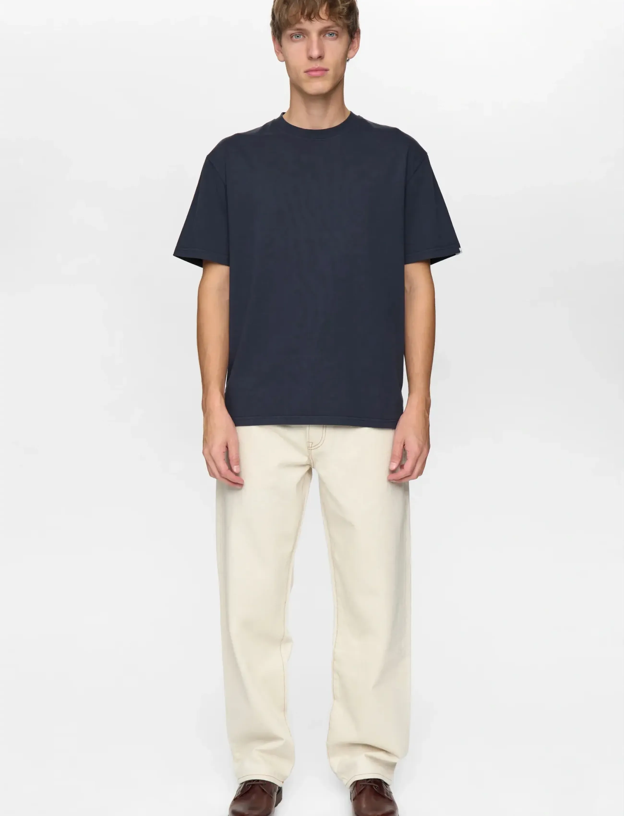 Anerkjendt - AKJONAS JEANS - 8009 ECRU - alt laienevad teksad - ecru denim - 5