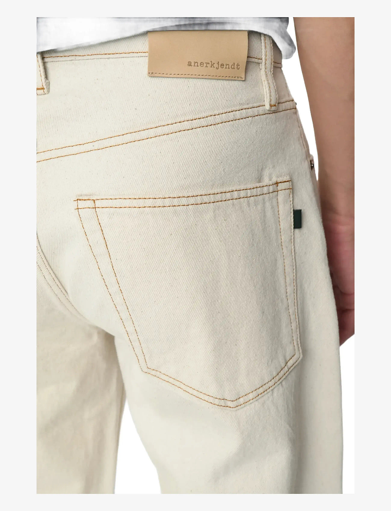 Anerkjendt - AKJONAS JEANS - 8009 ECRU - loose jeans - ecru denim - 3