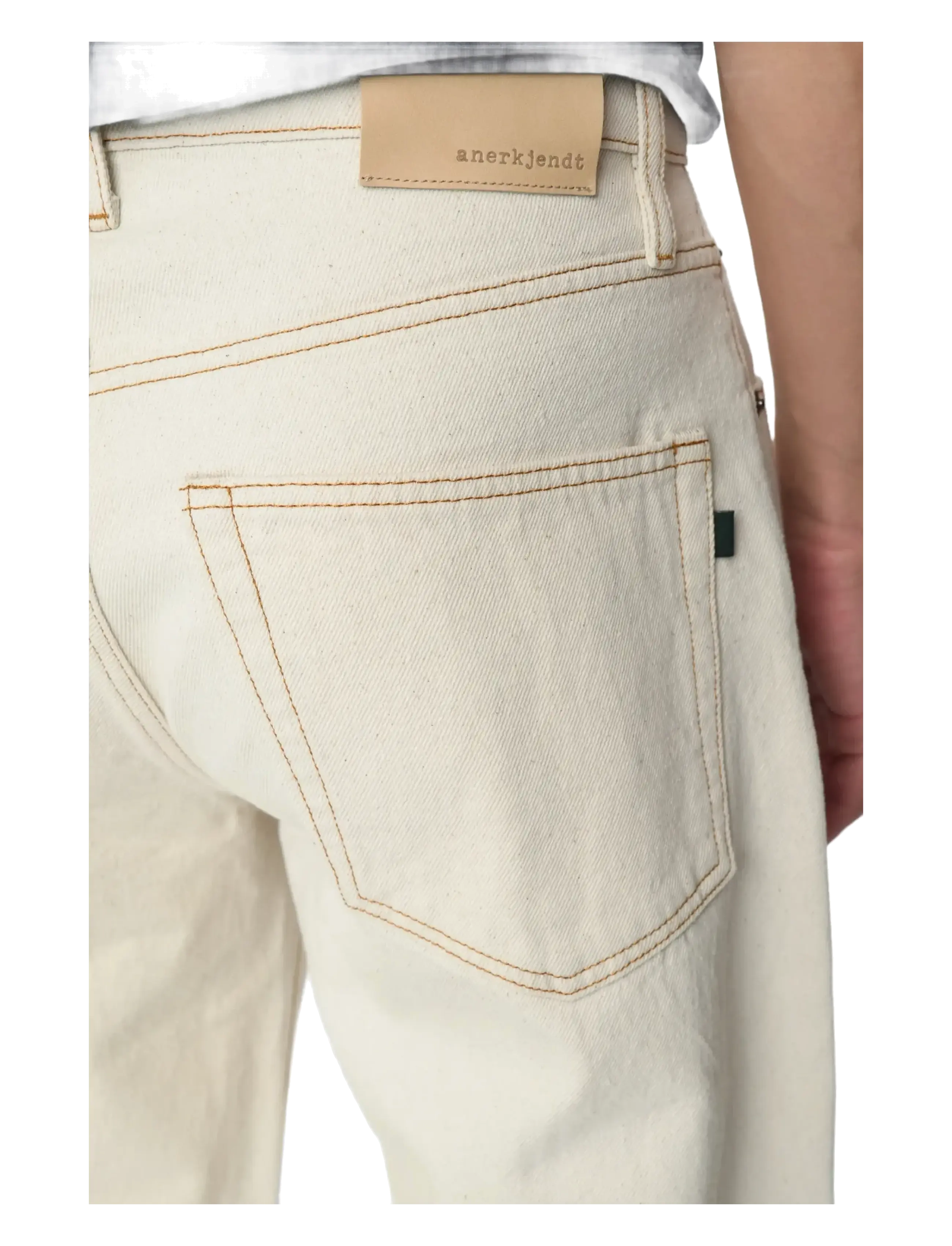 Anerkjendt - AKJONAS JEANS - 8009 ECRU - alt laienevad teksad - ecru denim - 3