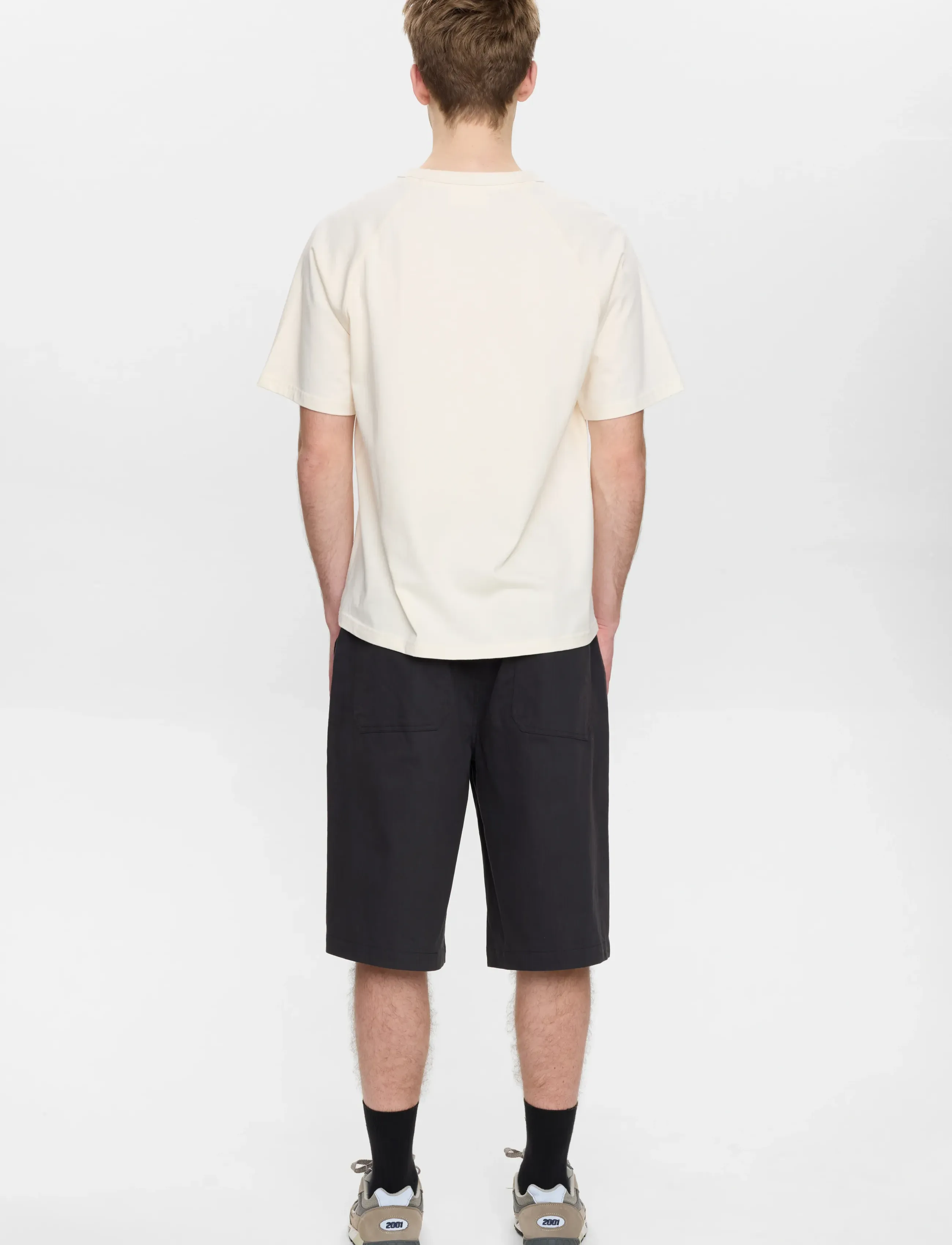 Anerkjendt AKJAKOB COTTON SHORTS - Shorts - CAVIAR / black