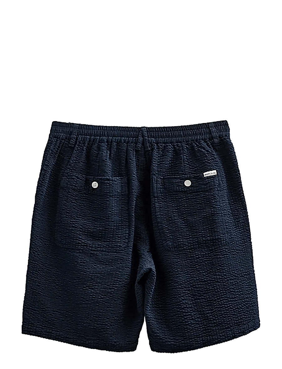 Anerkjendt - AKJAN SEERSUCKER SHORTS - vabaaja lühikesed püksid - sky captain - 2