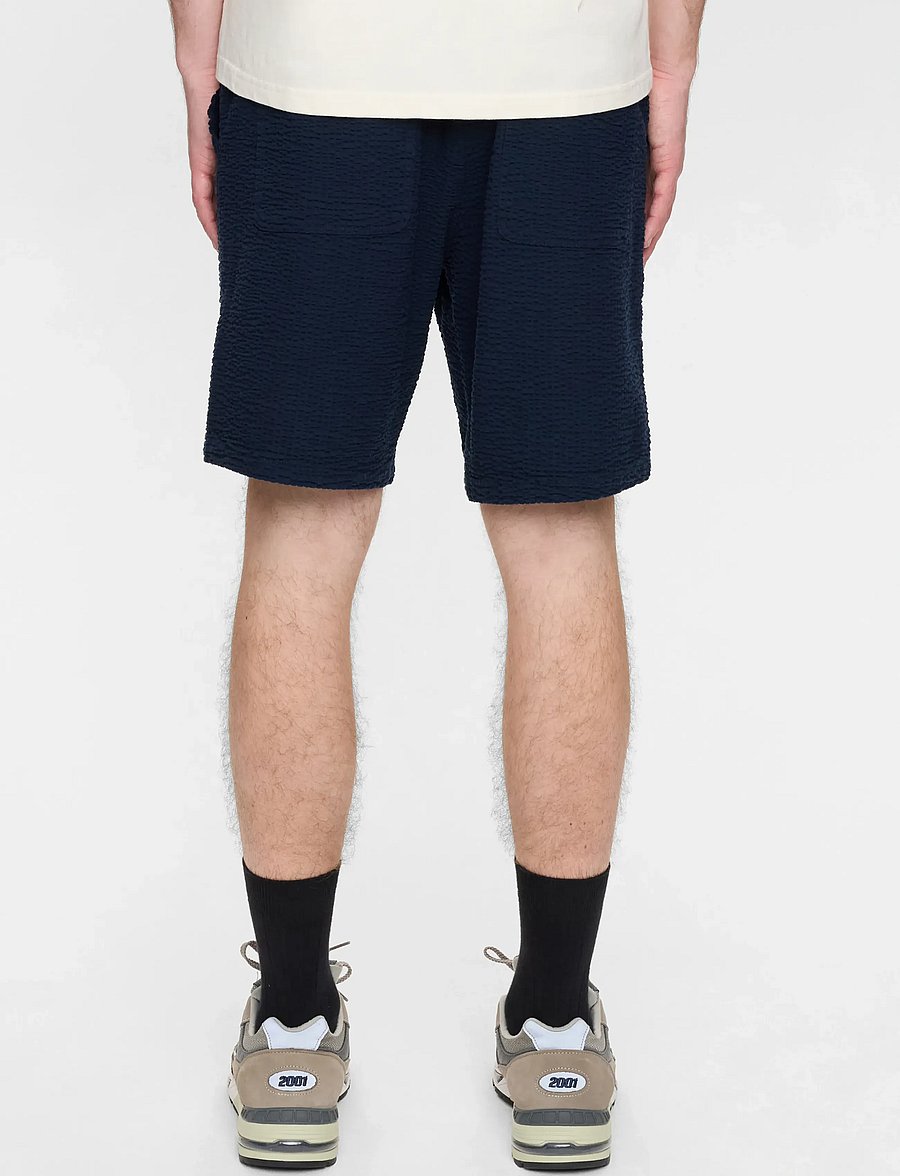 Anerkjendt - AKJAN SEERSUCKER SHORTS - vabaaja lühikesed püksid - sky captain - 5