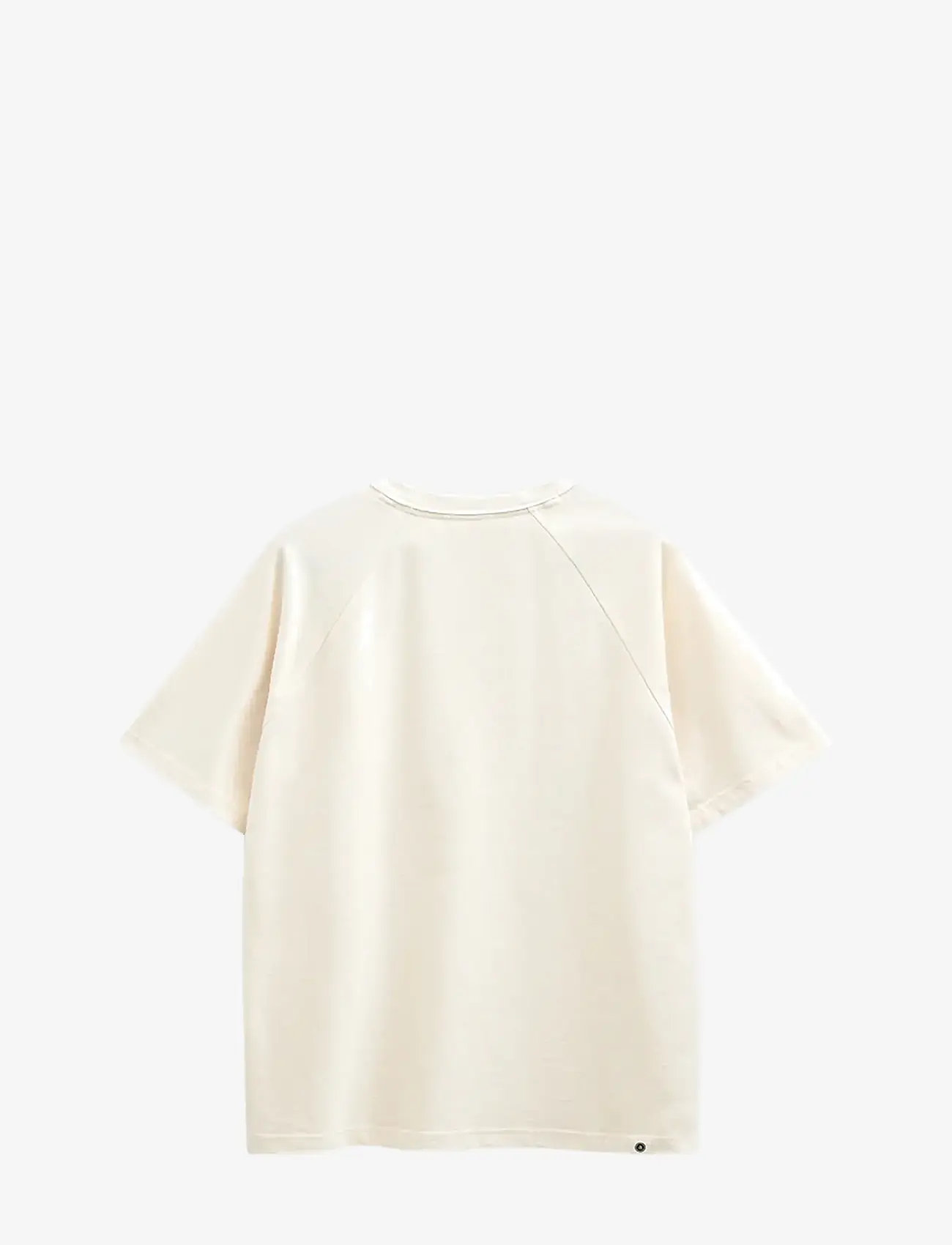 Anerkjendt - AKVILLADS UNDYED SS TEE - kortærmede t-shirts - tofu - 1