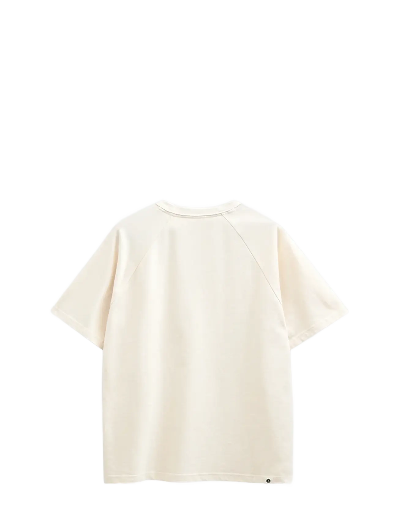 Anerkjendt - AKVILLADS UNDYED SS TEE - kortærmede t-shirts - tofu - 1