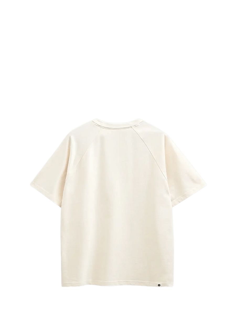 Anerkjendt - AKVILLADS UNDYED SS TEE - kurzärmelige t-shirts - tofu - 1