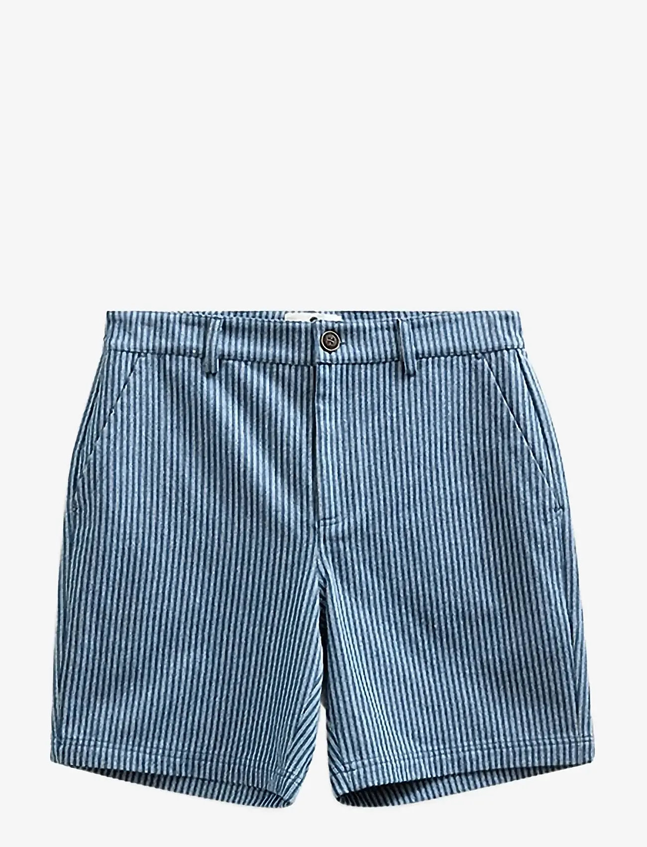 Anerkjendt - AKJAN STRIPE SHORTS - casual shorts - sky captain - 1