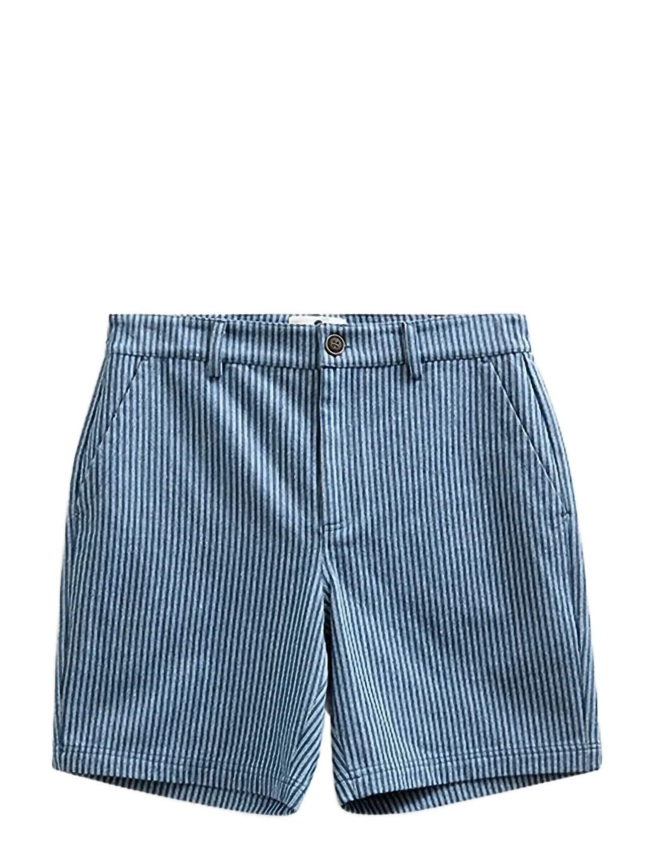 Anerkjendt AKJAN STRIPE SHORTS - Riided - SKY CAPTAIN / blue