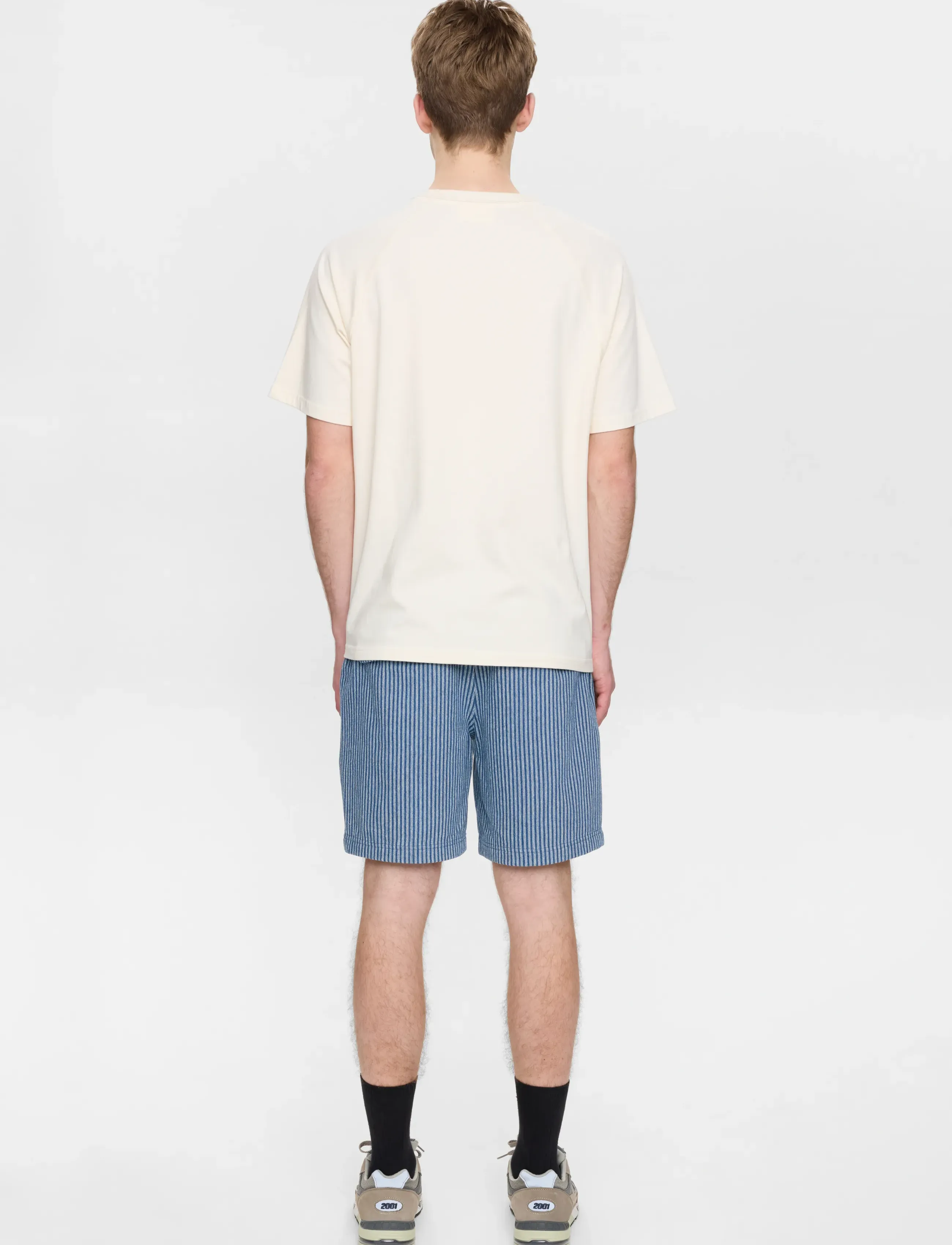 Anerkjendt AKJAN STRIPE SHORTS - Klær - SKY CAPTAIN / blue