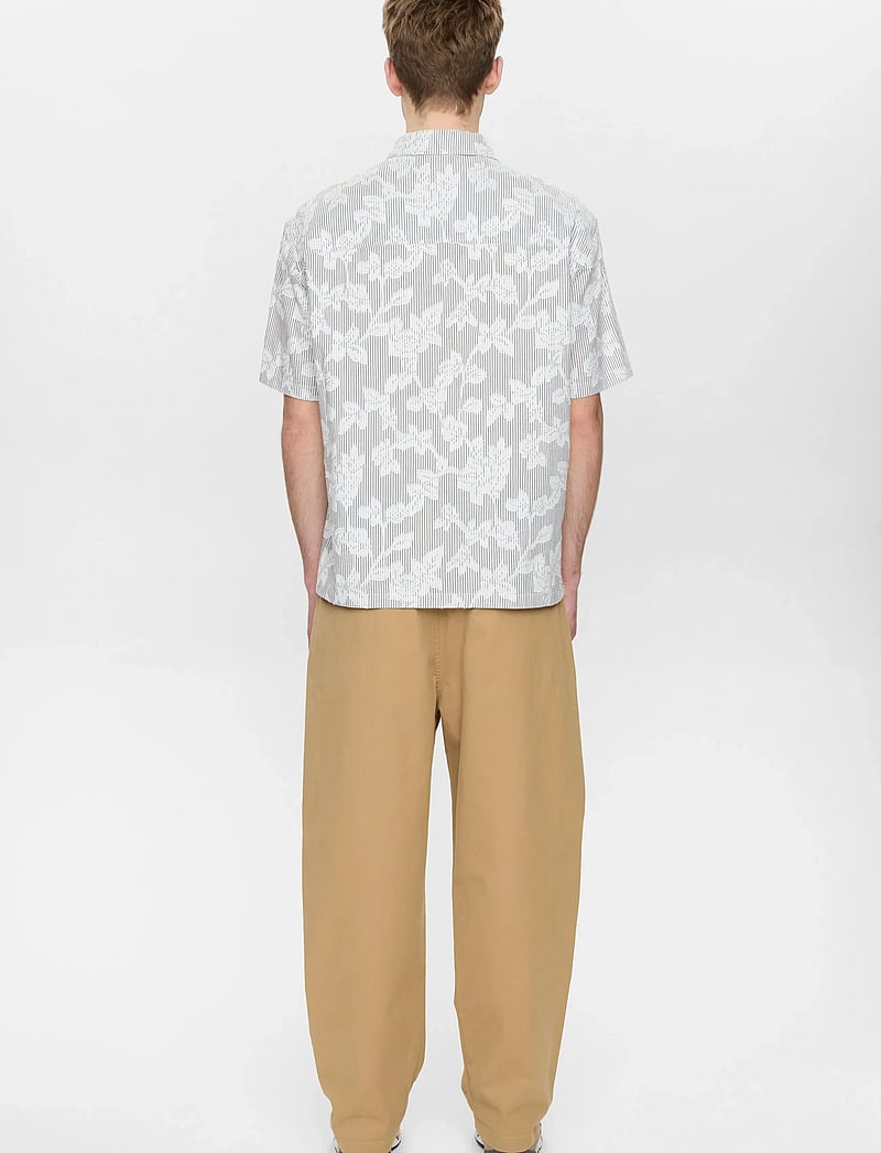 Anerkjendt - AKOTTO JACQ SS SHIRT - kortærmede skjorter - caviar - 5