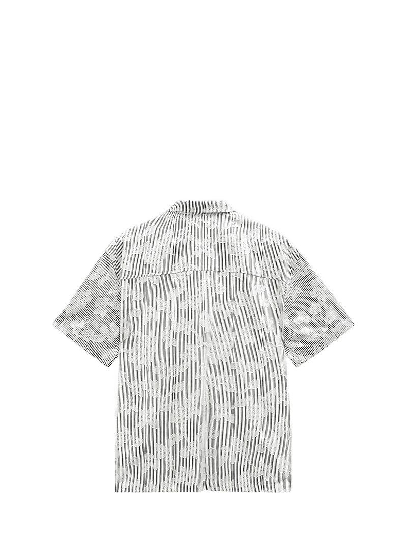 Anerkjendt - AKOTTO JACQ SS SHIRT - kortærmede skjorter - caviar - 1