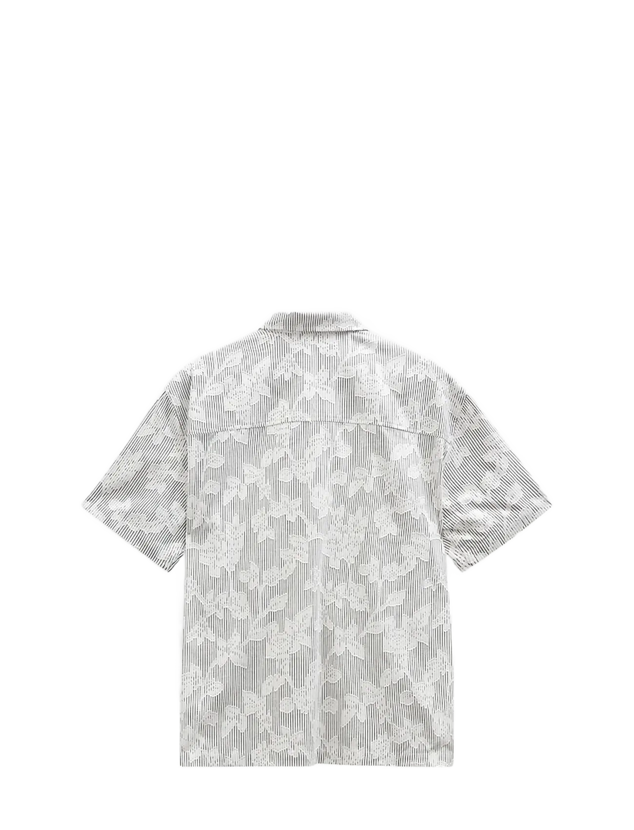 Anerkjendt - AKOTTO JACQ SS SHIRT - kortærmede skjorter - caviar - 1