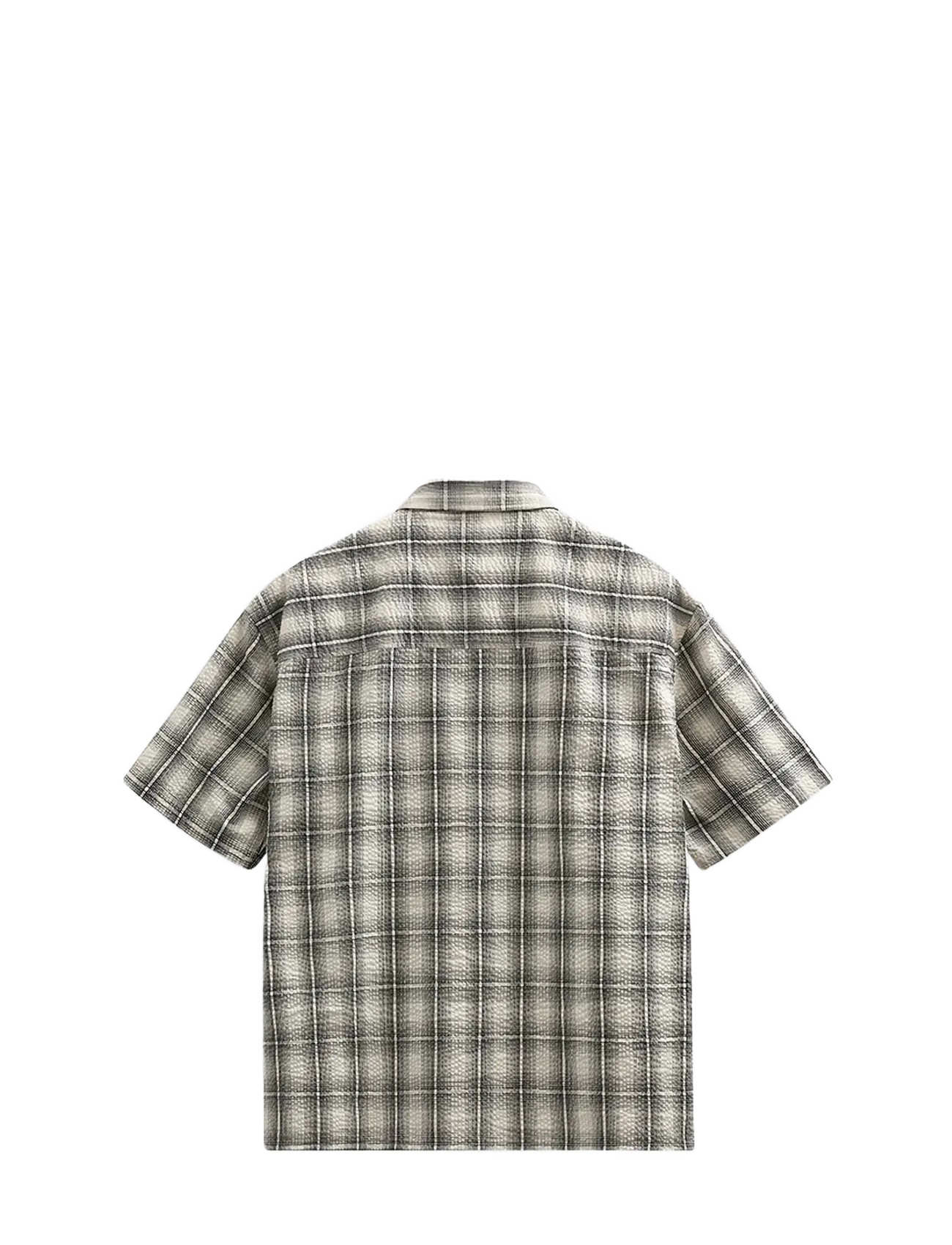 Anerkjendt - AKOTTO SEERSUCKER CHECK SS SHIRT - ternede skjorter - tofu - 2