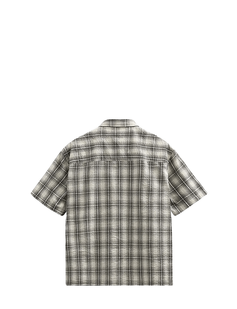 Anerkjendt - AKOTTO SEERSUCKER CHECK SS SHIRT - chemises à carreaux - tofu - 2