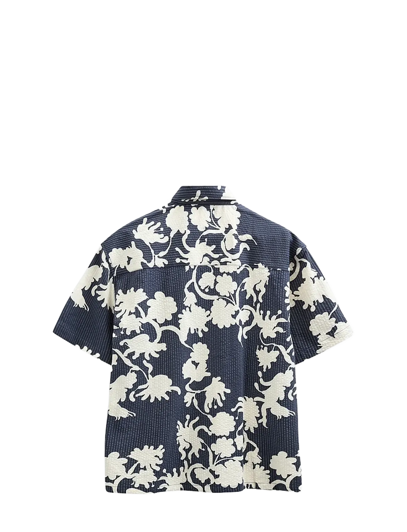 Anerkjendt - AKOTTO AOP SS SHIRT - mønstrede skjorter - sky captain - 2