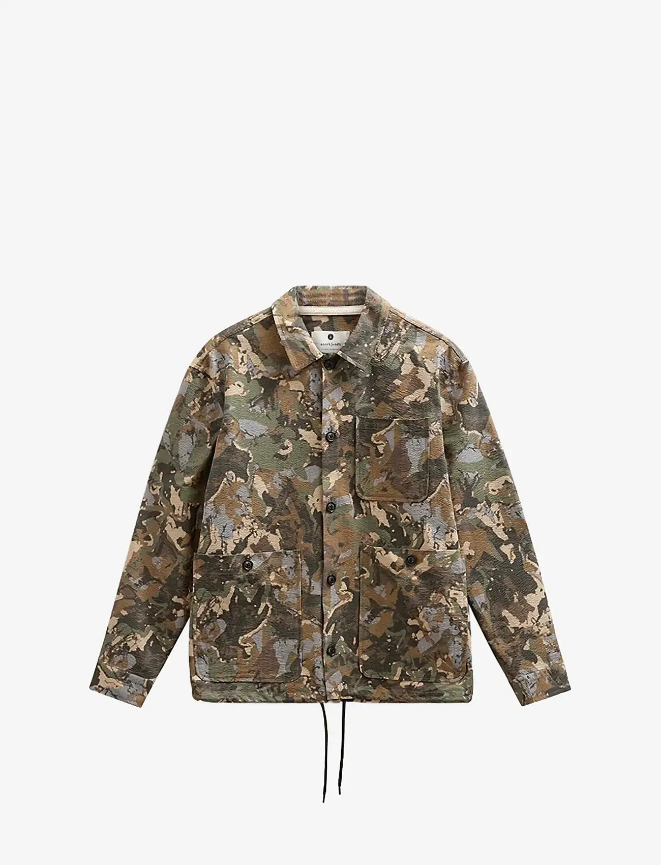 Anerkjendt - AKODIN CAMO TEC OVERSHIRT - forårsjakker - forest night - 0