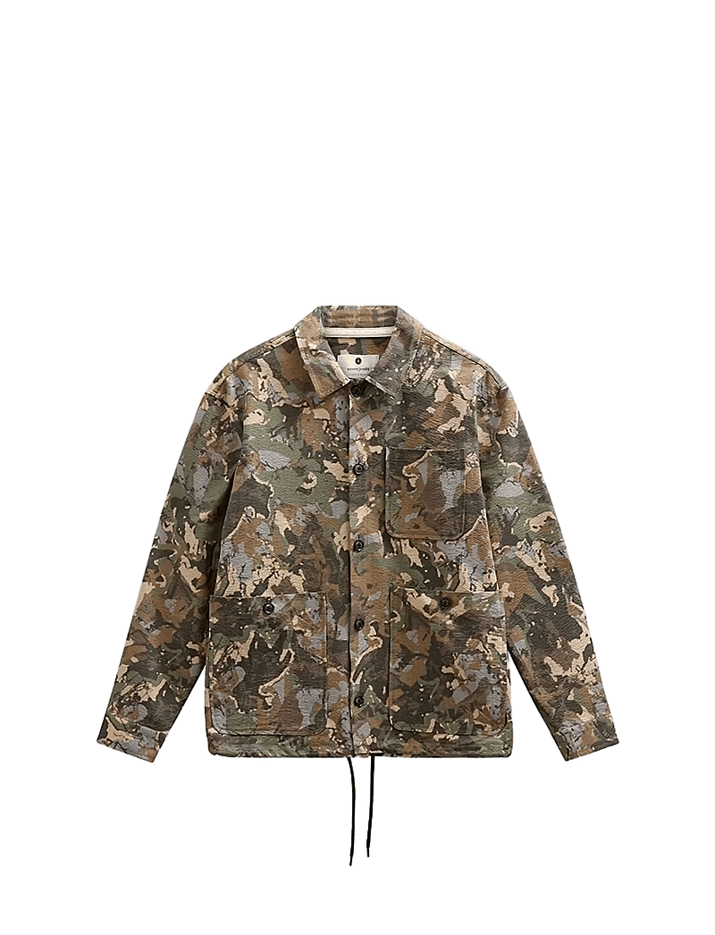 Anerkjendt - AKODIN CAMO TEC OVERSHIRT - forårsjakker - forest night - 0