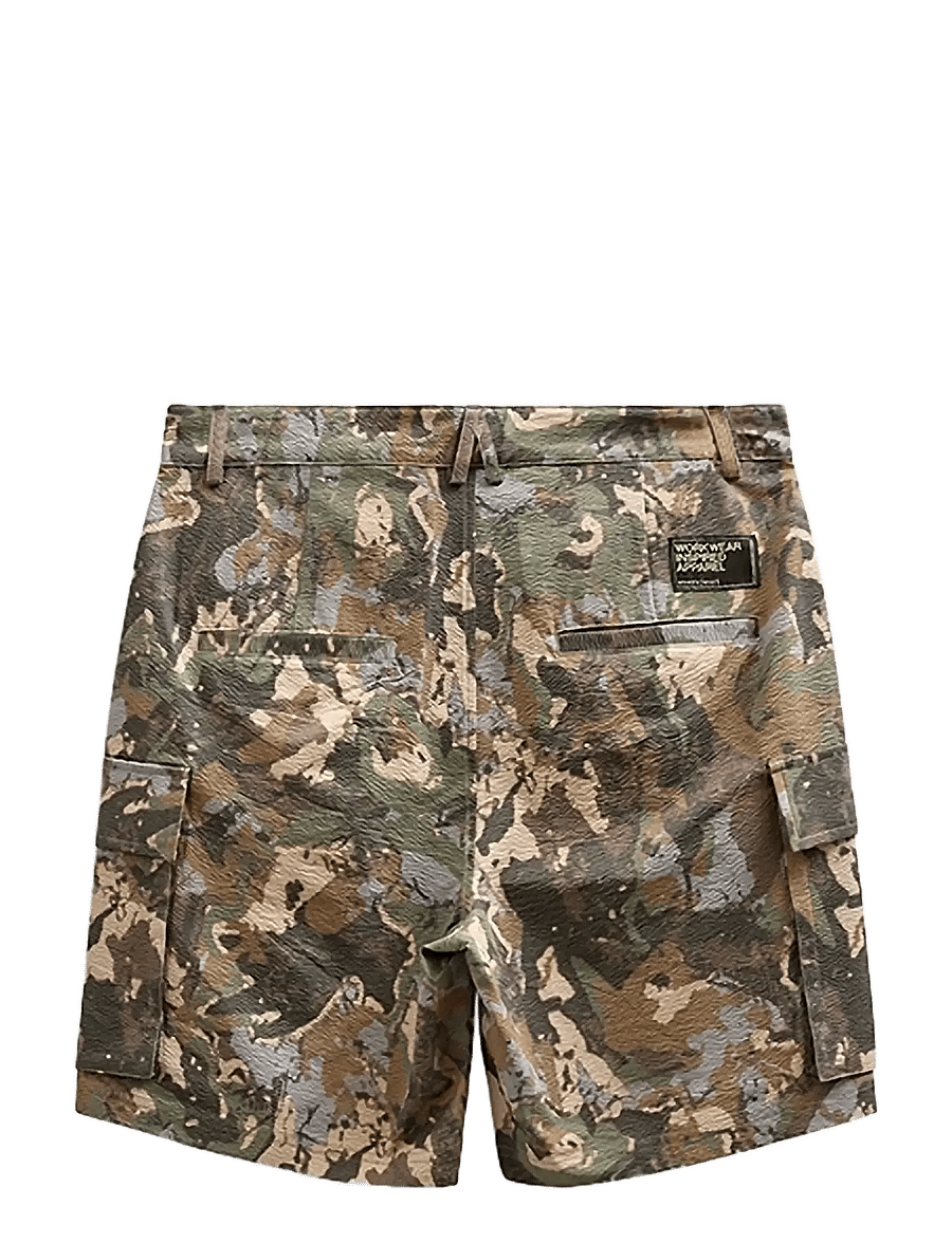 Anerkjendt - AKJAN CAMO TEC SHORTS - lühikesed kargopüksid - forest night - 2