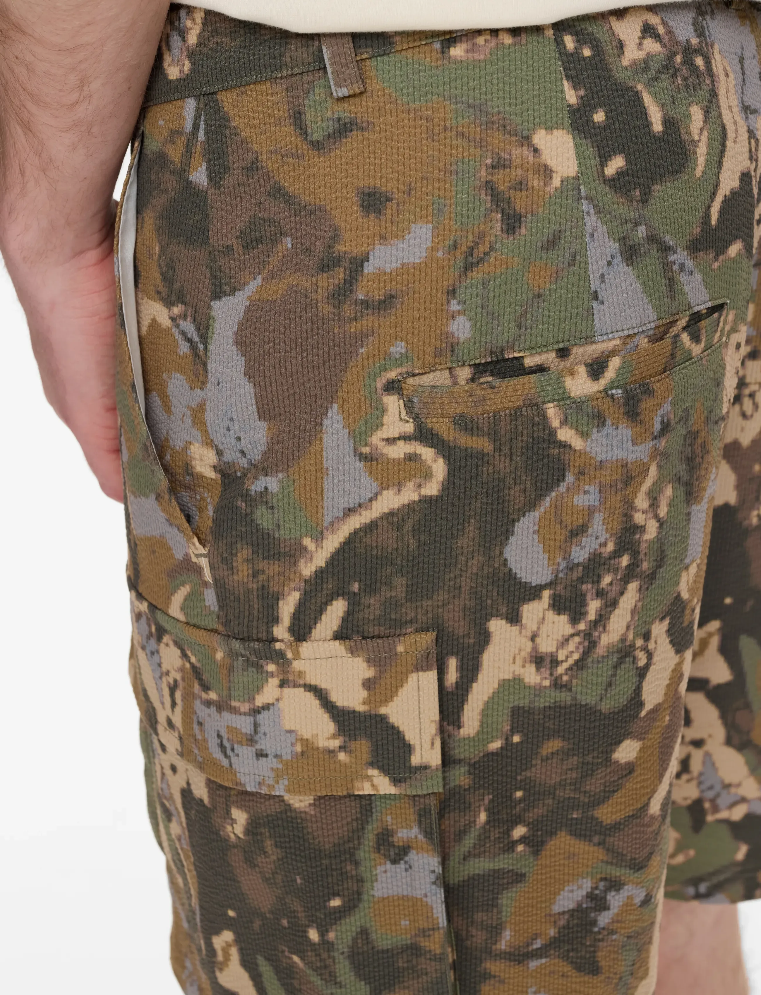 Anerkjendt Akjan Camo Tec Shorts, Mænd, Camo Cargo Shorts, Multi/mønstret, Str: XL