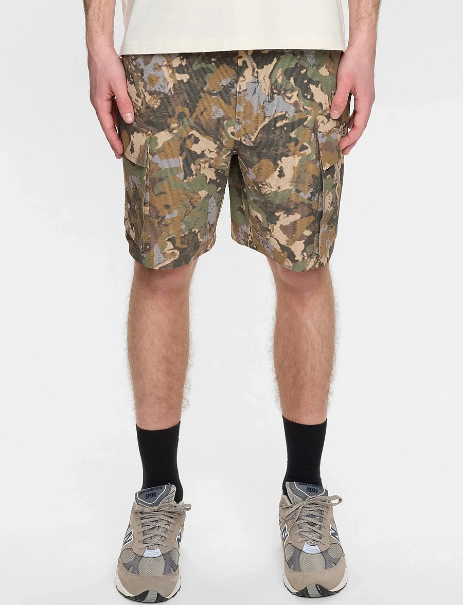 Anerkjendt - AKJAN CAMO TEC SHORTS - lühikesed kargopüksid - forest night - 4
