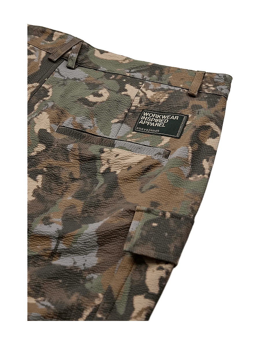 Anerkjendt - AKJAN CAMO TEC SHORTS - lühikesed kargopüksid - forest night - 3
