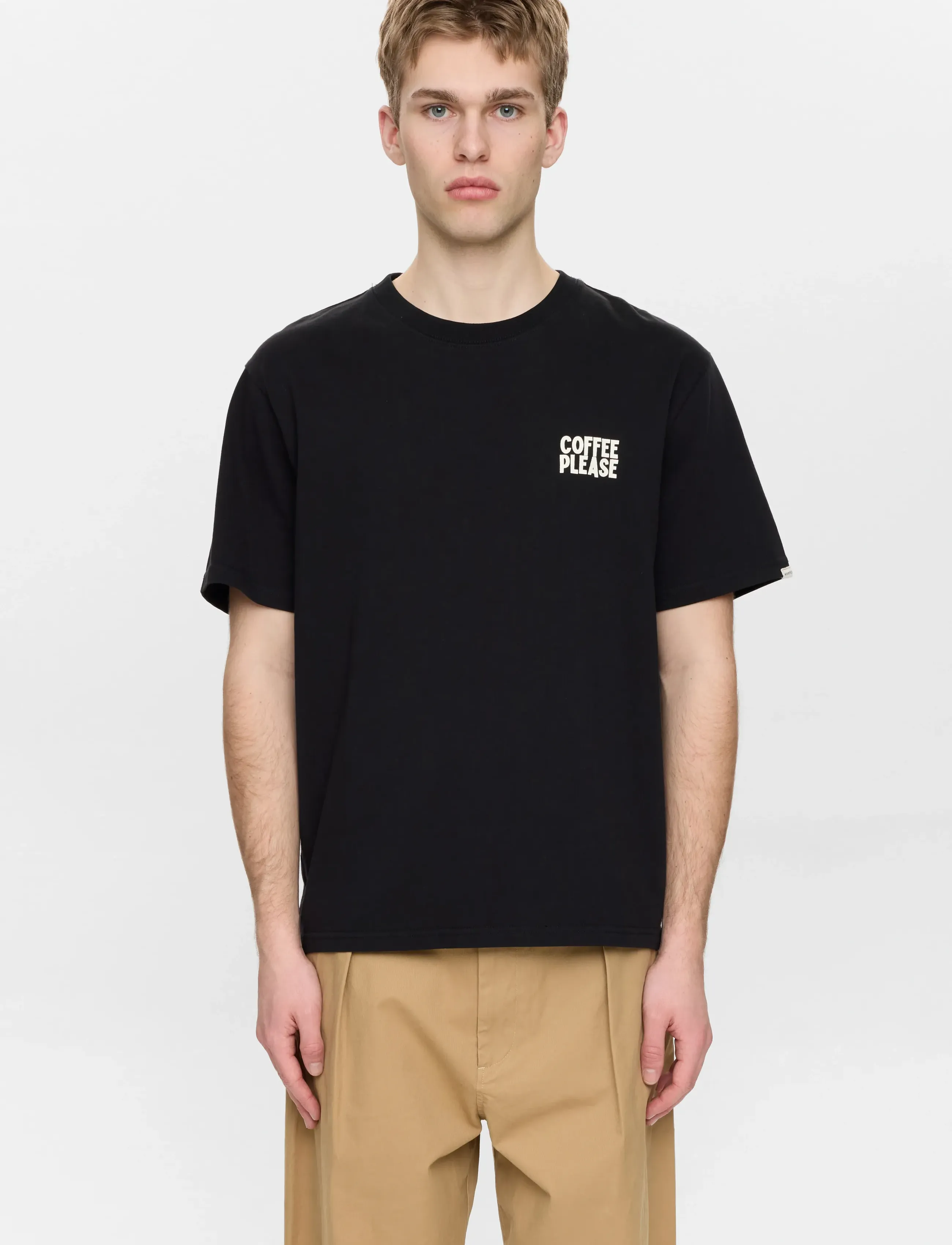 Anerkjendt - AKVILLADS COFFEEPLEASE SS TEE - lühikeste varrukatega t-särgid - caviar - 2
