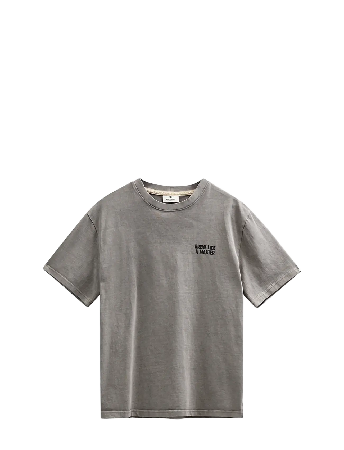 Anerkjendt AKVILLADS BREWLIKEAMASTER SS TEE - Anerkjendt - GRAY FLANNEL / grey