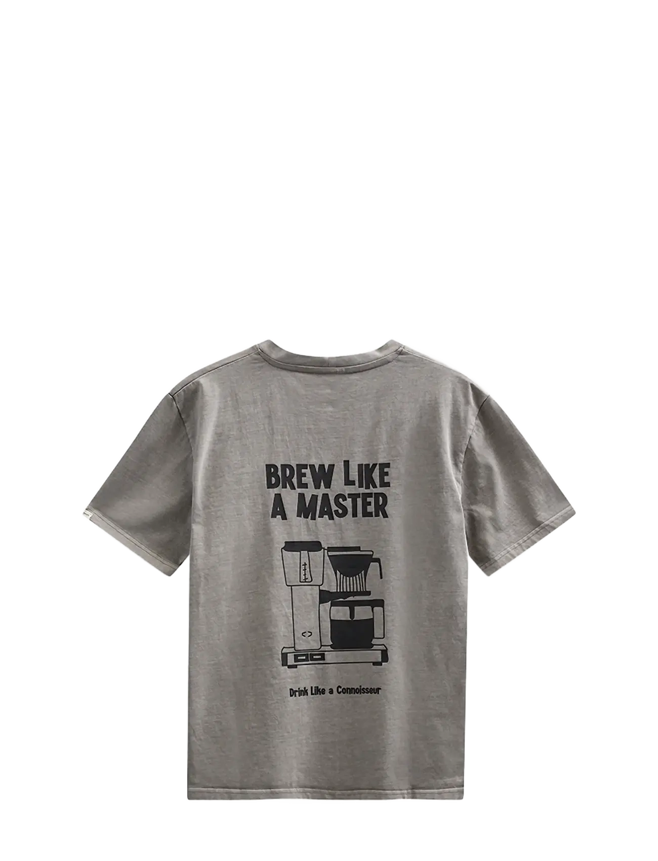 Anerkjendt - AKVILLADS BREWLIKEAMASTER SS TEE - kurzärmelig - gray flannel - 1