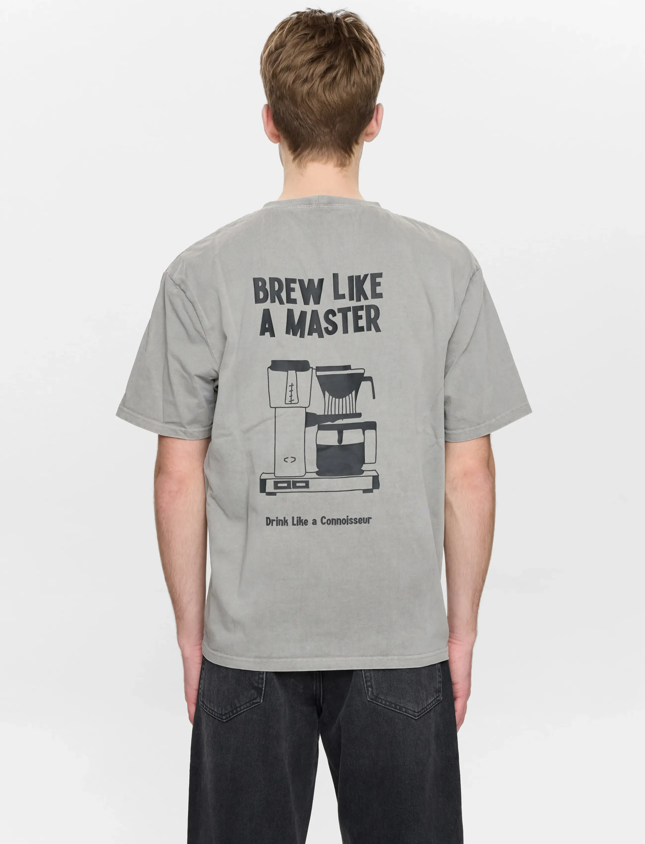 Anerkjendt - AKVILLADS BREWLIKEAMASTER SS TEE - kurzärmelig - gray flannel - 4