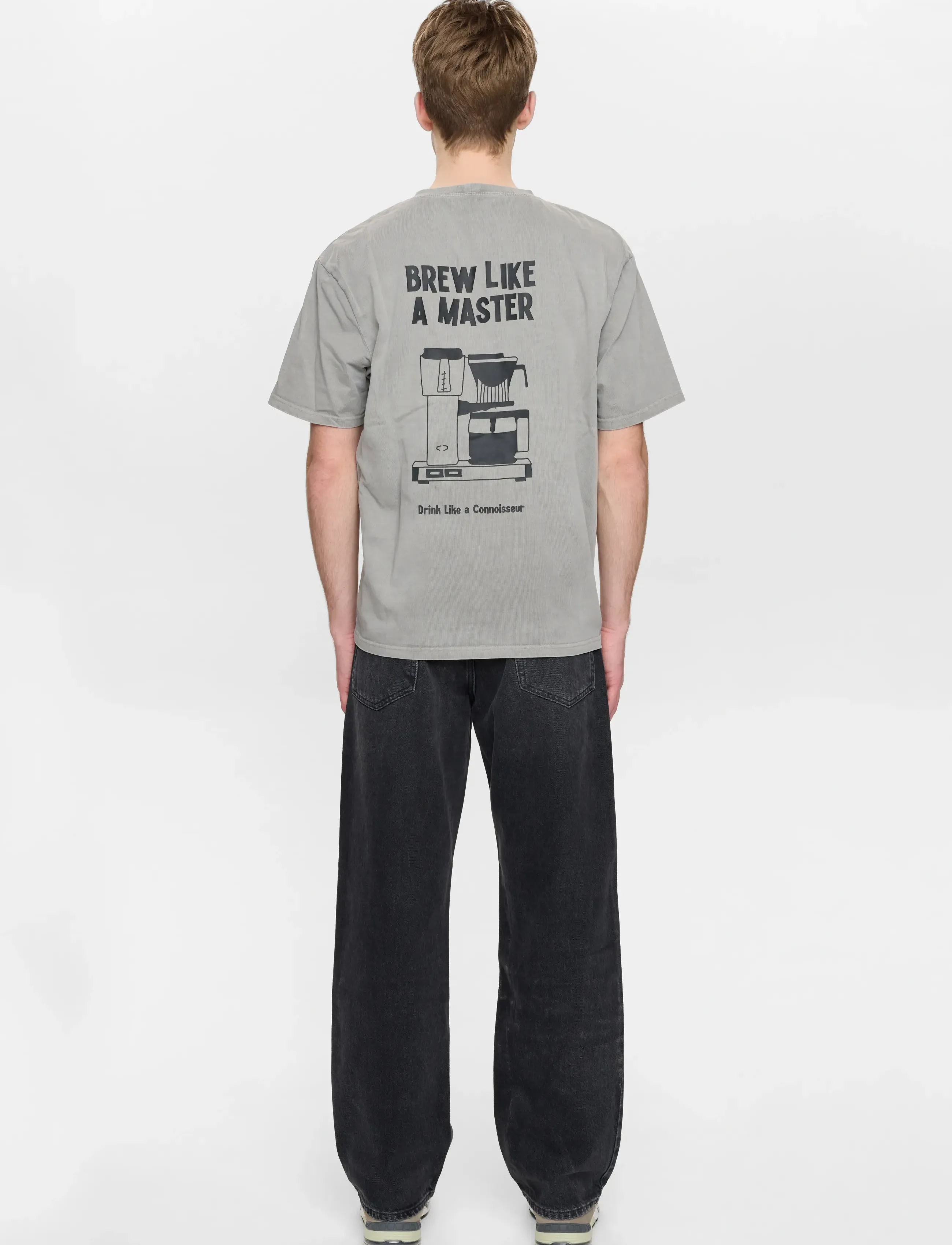 Anerkjendt - AKVILLADS BREWLIKEAMASTER SS TEE - kurzärmelig - gray flannel - 5