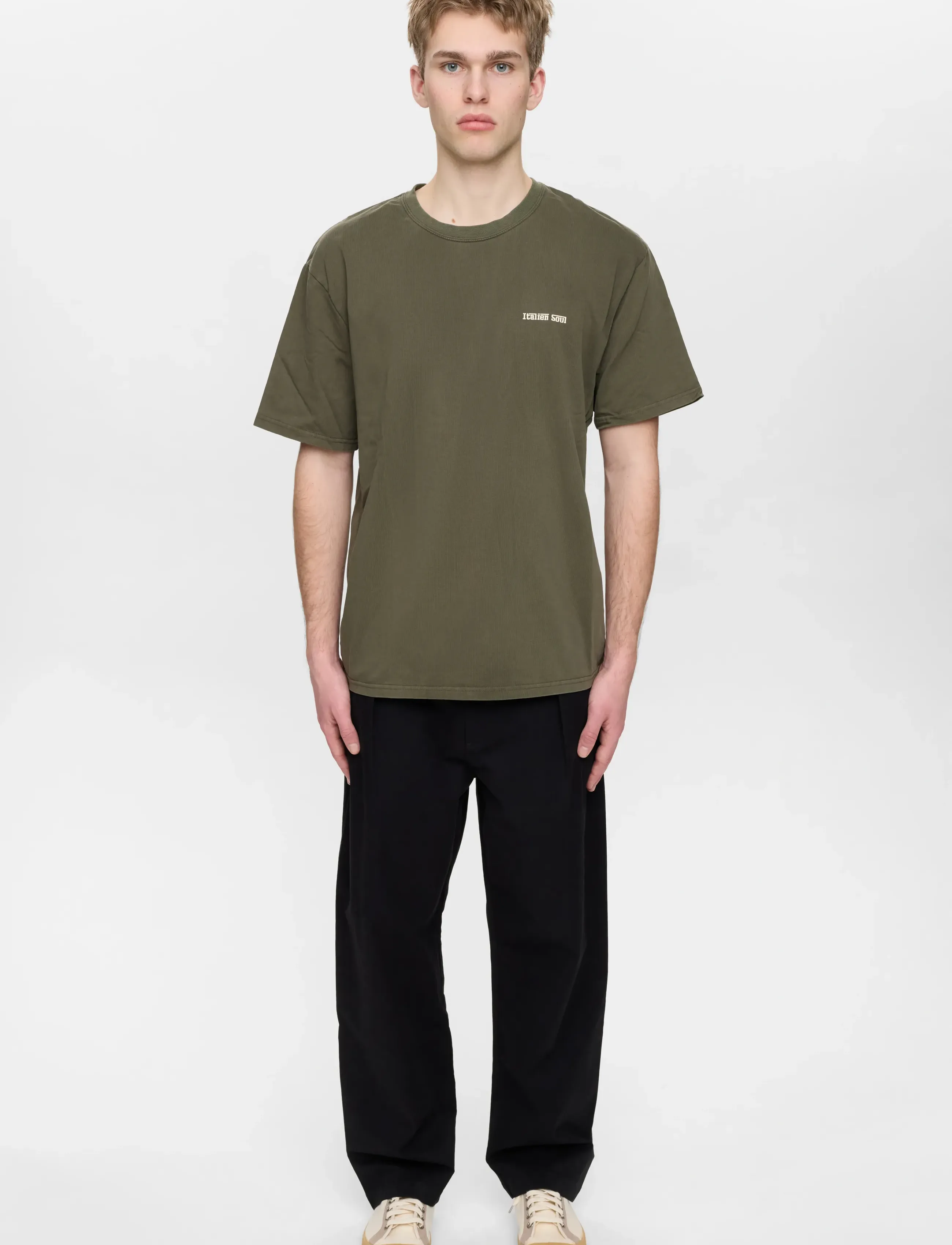 Anerkjendt - AKVILLADS ITALIEN COFFE SS TEE - t-shirts à manches courtes - forest night - 3