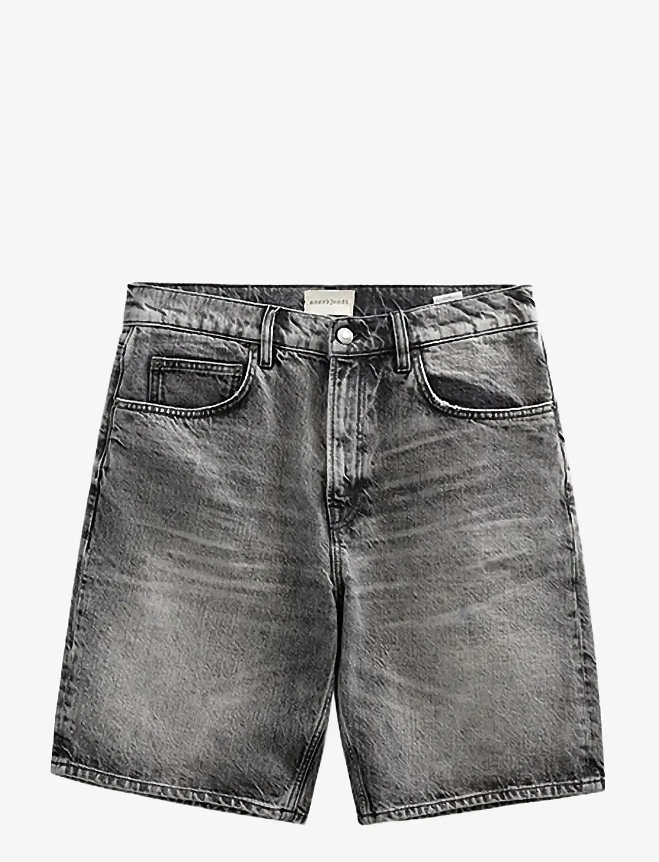 Anerkjendt - AKJONAS SHORTS - 8015 D.G ROCK - jeans shorts - dark grey rock - 1